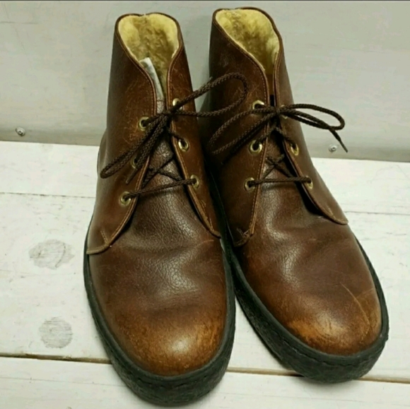 Bates | Shoes | Mens Original Bates Floaters Size 1 Brown Leather Chukka  Style Boots Vintage | Poshmark